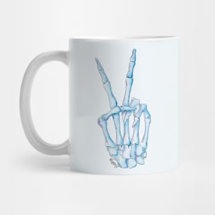 Peace Skeleton Mug